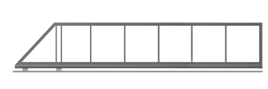 Posuvné brány BIG BOSS (6,5–12 m)