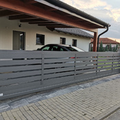 Automatické hliníkové posuvné brány značky FL BRÁNY