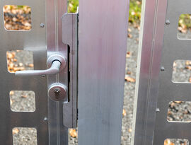 Hliníkové vstupní branky značky FL BRÁNY