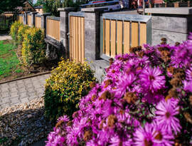 Hliníkové vstupní branky značky FL BRÁNY