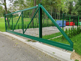 Automatická hliníková posuvná brána, plotová pole, branka, elektrický pohon. Zakázková výroba FL BRÁNY.