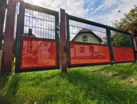 Hliníkové vstupní branky značky FL BRÁNY