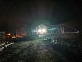 Přeprava posuvné brány nadstandardní velikosti BIG BOSS s průjezdem 12 m. Zakázková výroba FL BRÁNY.