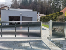 Automatické hliníkové posuvné brány, výrobce FL BRÁNY