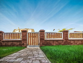 Hliníková vstupní branka s výplní, výrobce FL BRÁNY