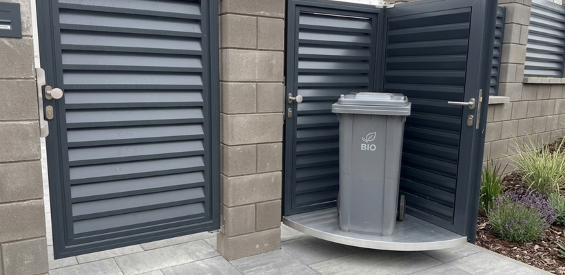 Točna na popelnici: chytré řešení pro moderní domy bez kompromisů